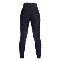 Leggings Edinburgh Shape con rinforzi in silicone HKM Nero Leggings Edinburgh Shape con rinforzi in silicone HKM Nero