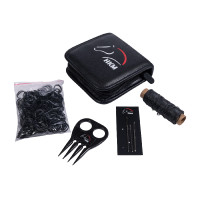 Kit trecce per criniera HKM Nero Kit trecce per criniera HKM Nero