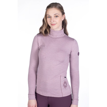 Maglietta a maniche lunghe con collo alto Arctic Bay HKM Malva Viola