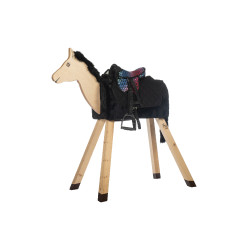 Sella per Shetland set Colourful HKM Cuore / nero