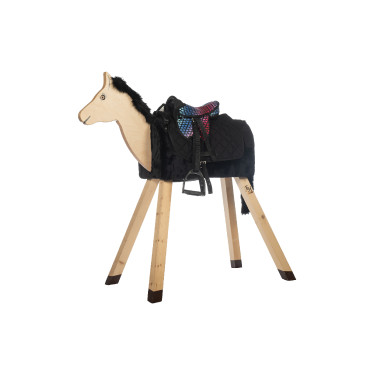 Sella per Shetland set Colourful HKM Cuore / nero