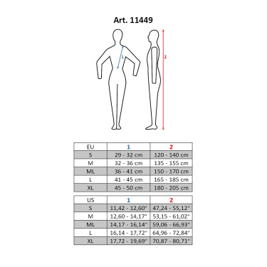 Protettore dorsale Softec HKM Nero