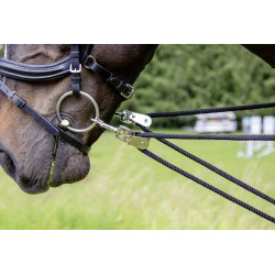 Sistema di Longe HKM Nero Sistema di Longe HKM Nero