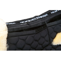 Tappeto in vero montone HKM Nero / naturale