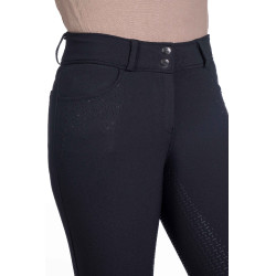 Pantaloni Savona Style con fondo integrale in silicone HKM Nero