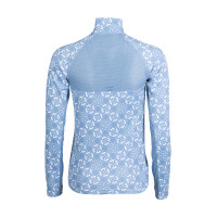 Maglietta funzionale Minimal a maniche lunghe HKM Blu fumo / bianco