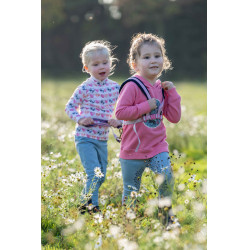 T-shirt funzionale Hearts Kids HKM Bianco / rosa acceso Motivi T-shirt funzionale Hearts Kids HKM Bianco / rosa acceso Motivi