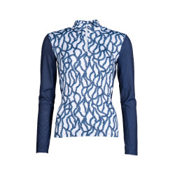 Strato base Catena HKM Bianco / blu navy