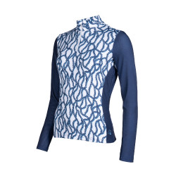 Strato base Catena HKM Bianco / blu navy