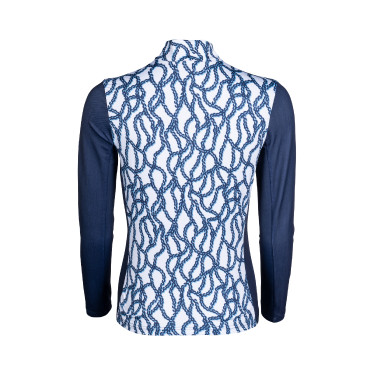 Strato base Catena HKM Bianco / blu navy