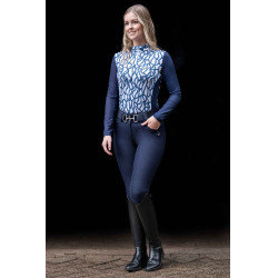 Strato base Catena HKM Bianco / blu navy