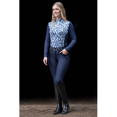 Strato base Catena HKM Bianco / blu navy