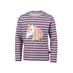 Polo a maniche lunghe Alva HKM Lilla Blu