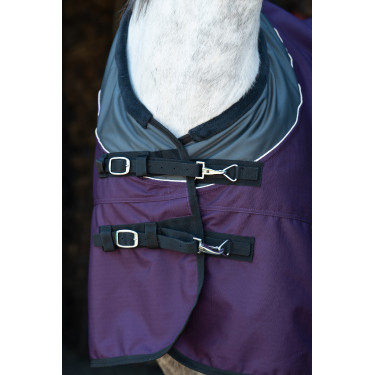 Coperta da esterno Liberty 1200D fod. liscia HKM Vinaccia / grigio Viola Coperta da esterno Liberty 1200D fod. liscia HKM Vinaccia / grigio Viola
