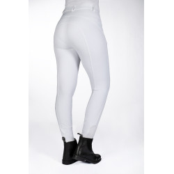 Pantaloni Alexis con fondo integrale in silicone HKM Bianco Pantaloni Alexis con fondo integrale in silicone HKM Bianco