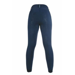 Pantaloni Comfort Style con fondo in silicone integrale HKM Blu scuro Pantaloni Comfort Style con fondo in silicone integrale HKM Blu scuro