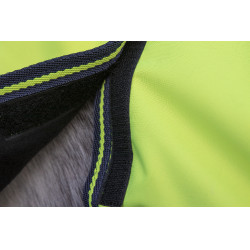 Coperta con copricollo rimovibile HKM Giallo fluo