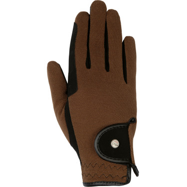 Guanti Professional Nubuk HKM Nero / marrone