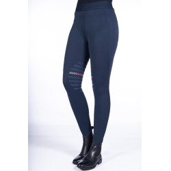 Leggings sportivi con rinforzi in tessuto HKM Blu scuro