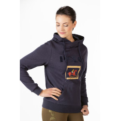 Felpa con cappuccio HKM Buenos Aires Blu scuro