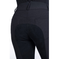Pantaloni HKM Savona Style full seat Alos Nero