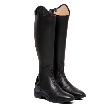 Stivali unisex con lacci con inserto multilogo Dusk Equestro
