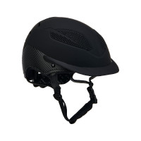 Casco ultra-leggero in plastica resistente Stealth Equestro Nero Casco ultra-leggero in plastica resistente Stealth Equestro Nero