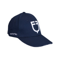 Cappellino unisex della nuova collezione Equestro Marino / bianco Blu Cappellino unisex della nuova collezione Equestro Marino / bianco Blu