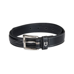 Cintura in pelle con ricamo artigianale Equestro