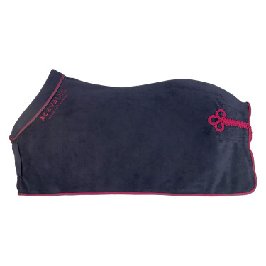 Coperta da box in pile con colletto imbottito 800g Acavallo Coperta da box in pile con colletto imbottito 800g Acavallo