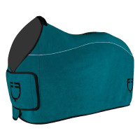 Coperta in pile con chiusura frontale a pattina GP Equestro Petrolio Blu Coperta in pile con chiusura frontale a pattina GP Equestro Petrolio Blu