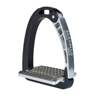 Steigbügel Arena Aluplus Junior 10,5 cm Acavallo Nero