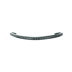 Fronte in cuoio con clincher argentato Margot Equestro