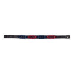 Frontalino in cuoio con decorazioni bicolori Polo S Equestro