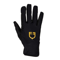 Guanti da donna in lycra speciale con logo Equestro