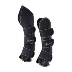 Ghette da trasporto in poliestere 900D ripstop Acavallo in set da 4 Nero