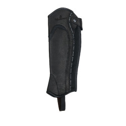 Mini-chaps in pelle con profilo a contrasto Equestro