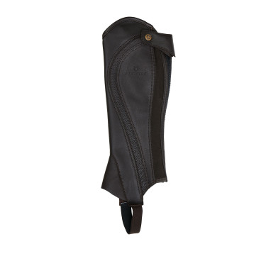 Mini-chaps unisex in pelle traforata per un comfort massimo Salisbury Equestro