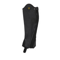 Mini chaps in pelle morbida con cerniera laterale Magellano Equestro Nero Mini chaps in pelle morbida con cerniera laterale Magellano Equestro Nero