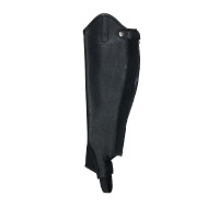 Mini-chaps unisex con inserti in silicone Gel Grip System Equestro Nero Mini-chaps unisex con inserti in silicone Gel Grip System Equestro Nero
