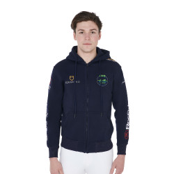 Felpa con cappuccio con multi-logo da uomo Equestro
