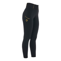 Leggings aderenti da donna con grip completo Classic Equestro Nero Leggings aderenti da donna con grip completo Classic Equestro Nero