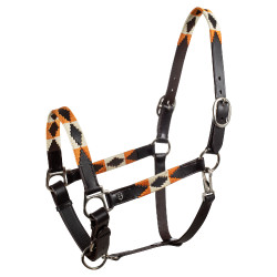 Capestro in cuoio con decorazioni navajo Polo N Equestro