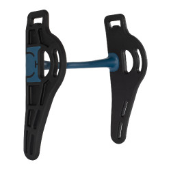 Morso Pelham sensibile nero/blu Acavallo