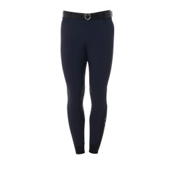 Pantaloni da uomo con grip completo in tessuto tecnico Equestro Nero