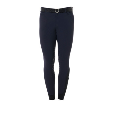 Pantaloni da uomo con grip completo in tessuto tecnico Equestro Nero