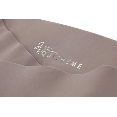 Pantaloni Equithème Flora con fondo in silicone Rosa antico