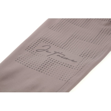 Pantaloni Equithème Flora con fondo in silicone Rosa antico