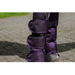 Ghette da trasporto Equithème Tyrex 600D Prugna Viola Ghette da trasporto Equithème Tyrex 600D Prugna Viola