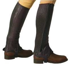 Mini-chaps Equithème in pelle